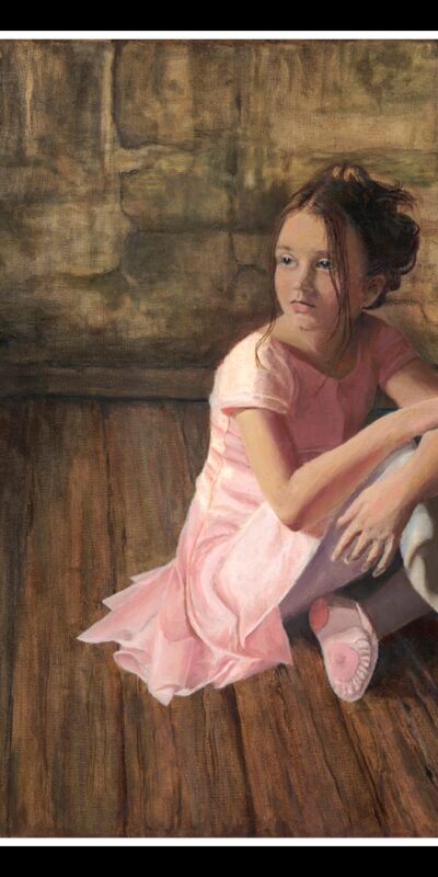 Ballerina Dancer in Repose Framed 16×20